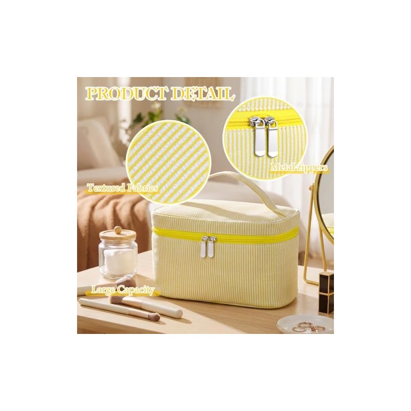 Cosmetic Bag Organizer Travel, Compact Lightweight Accessory for Travel and