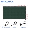 Bynbbur 4' x 50' Green Privacy Fence Screen Net Fencing
