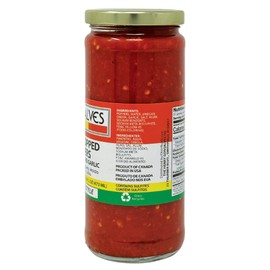 Gonsalves Hot Chopped Peppers Onion and Garlic Pimenta Cebola & Alho 16 oz