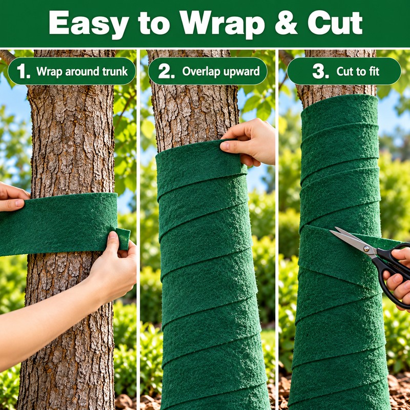 Double Layer Tree Trunk Protection Wrap for Winter – 20m