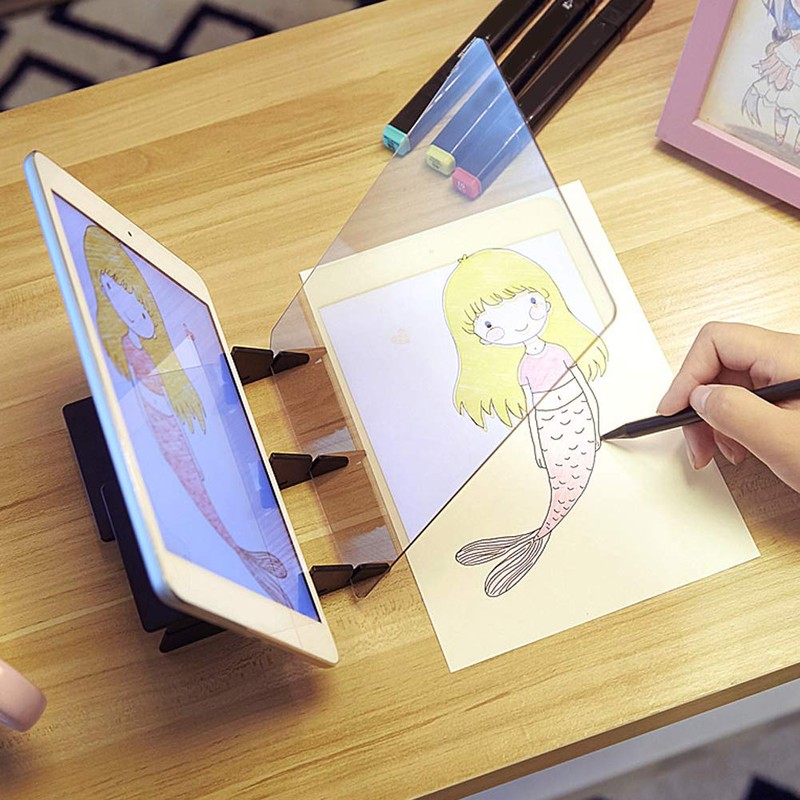 Drawing Projector for Children, Optical Drawing Board with Picture Reflection