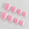 Pink Press on Toenails Toe Nail Short Fake Toe Nails