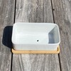 Selections White Succulent Trough Pot, Outdoor, Small