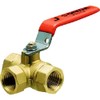 Onda Seisakusho T-08 T-Type Three-Way Ball Valve, Rc Screw x Rc Screw x Rc Screw (Lever Handle)]