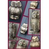 Baby Owl Door Knocker Antique Silver
