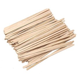 100 x Disposable Wooden Coffee Stirrers 140mm. Eco Friendly. EJJECO