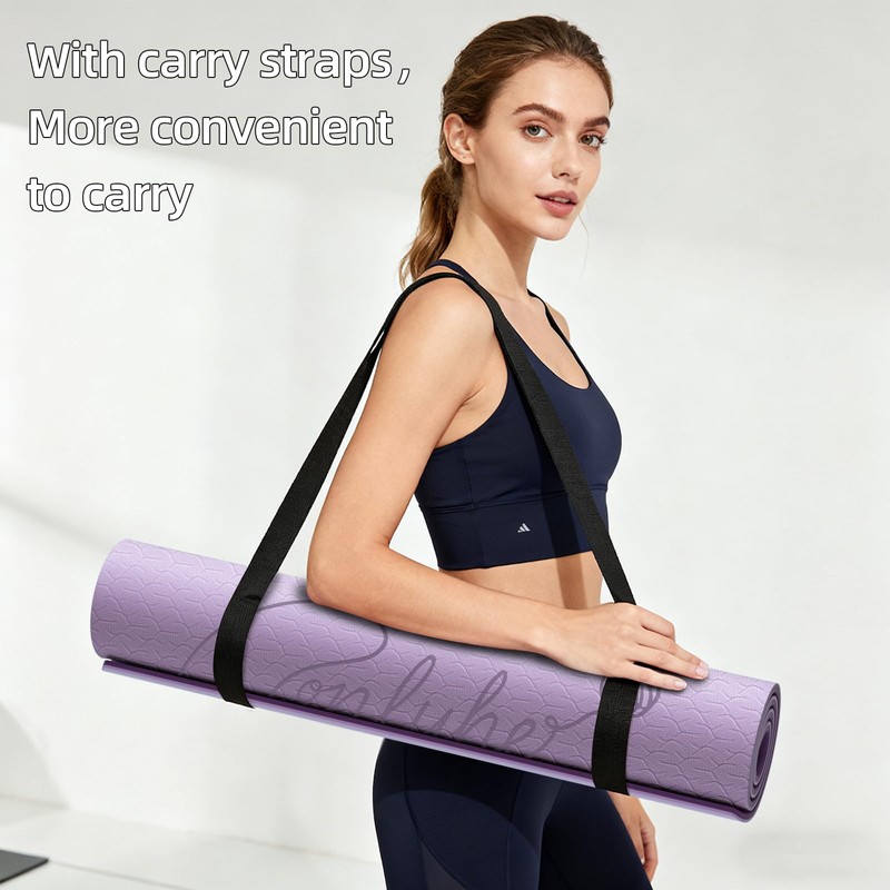 Extra Large Yoga Mat 10mm Thick, Wide & Long Non