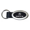 Acura MDX Oval Leather Key Chain (Black)
