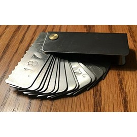 Garage door spring measure tool Residential Pocket Wire Gauge .187 -.312