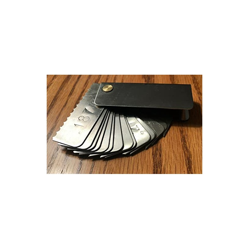 Garage door spring measure tool Residential Pocket Wire Gauge .187