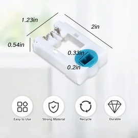 NIIIYTYB 4Pcs Spiral Window Balance Pivot Shoe H 3785 Tilt Window Balance Replacement Parts Vinyl Spring Lock Balancer for Tilt Windows Durable Window Accessories Replacement Balances