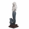 GENUINQ Mermaid Statue Large Size 37 Inch Magnesium Oxide Sculpture
