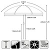 AMMSUN AMMSUN 7ft Heavy Duty High Wind Beach Umbrella Parasols