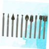 CHILDWEET Rotary Burr Drill Bits Set 10 Pcs High-Speed Steel