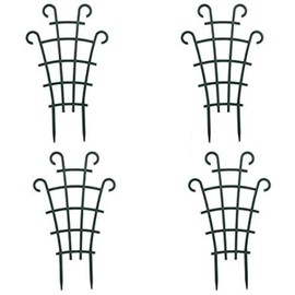 UWIOFF Trellis for Potted Plants, Stackable Small Indoor Plant Trellis for Climbing Plants Outdoor for Vine Ivy Hoya Houseplants Flower Plant Support, 4 Pack
