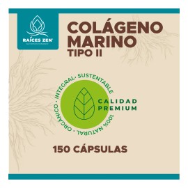 Colgeno Marino Hidrolizado Races Zen 150 Cpsulas Super Premium Fortalece Articulaciones Piel Cabello y Uas                                            