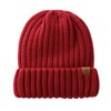Home Prefer Gorro de invierno para hombre con forro, Rojo
