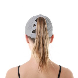 YAMEE Baseball Cap Summer Women's Summer Hat Men's Baseball Cap Sports Cap Outdoor Sun Protection Summer Cap Adjustable Baseball Cap (Head Circumference: 57–58 cm), 1 light grey, Einheitsgröße
