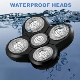 Replacement Heads Compatible with Telfun Bald Shavers for Men,3 Pack.