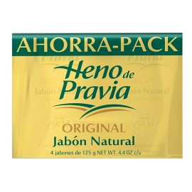 Jabón Tocador Heno De Pravia 4 Piezas 125g Cu
