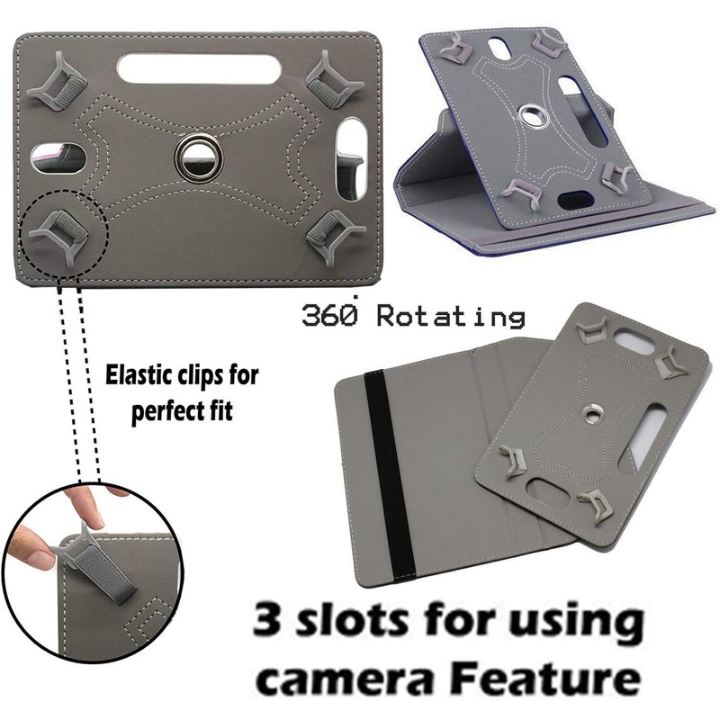 10inch Tablet Case Cover - Universal Leather Stand Case Folio