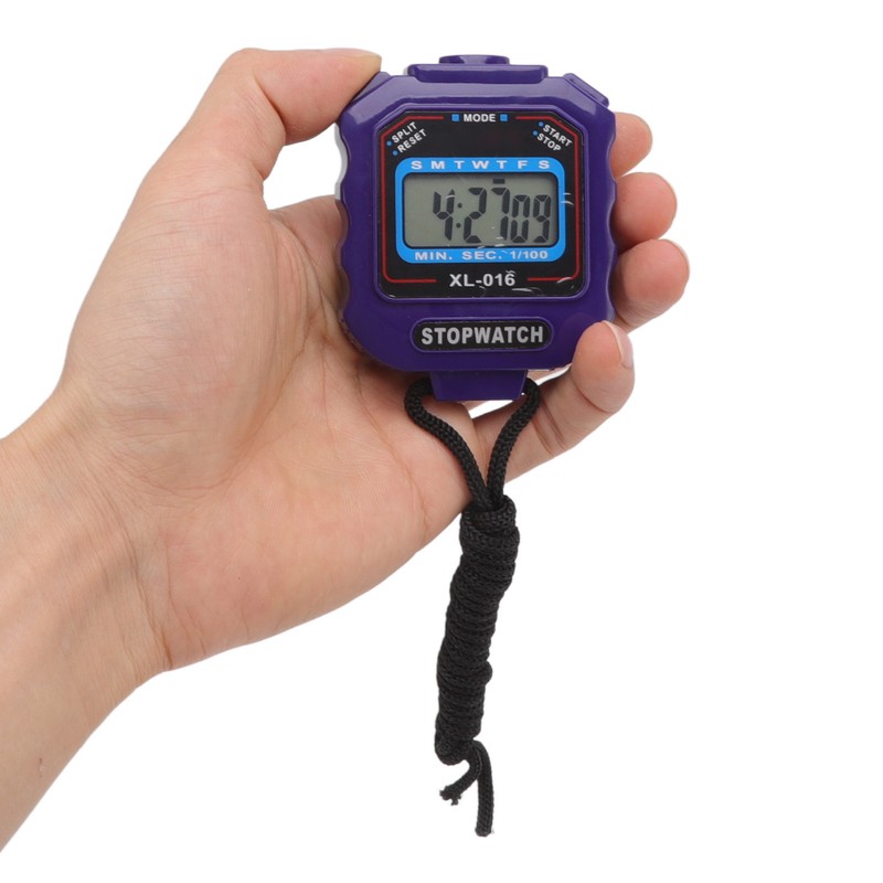 Electronic Stopwatch Single Row 2 Display Sports Stopwatch Timer Athletic