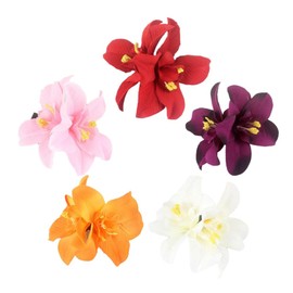 5 PCS Bohemian Flower Hairpin Colourful Flowers Hair Clip Flower Clips Hairpin hawaiian hair clip flower hair accessories for Women and Girls…