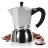 LAOION Stovetop Espresso Maker, 6Cup Moka Pot, Espresso Machine Compatible