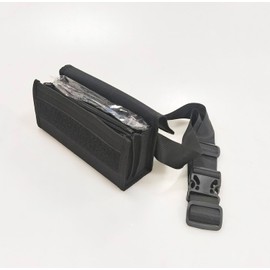 Coin Dispenser for Euro, Coins with Belt and Euro and Coin Sorter, Coin Dispenser, Waiter's Wallet with Euro Compartment, Money Changer, Carry Strap (Black Coin Dispenser, 21.5 x 9.5 x 7 cm)