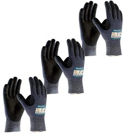 Maxicut Ultra 44-3745 Small Seamless Knit Engineered Yarn Work Glove with Premium Nitrile Coated MicroFoam Grip on Palm and Fingers