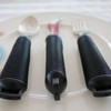 Flexible Cutlery with Rubber Handle Ergonomic Cutlery Senior Cutlery with