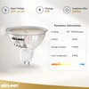 DiCUNO GU5.3 MR16 5W LED Bulb, GU 5.3 Non-Dimmable Spotlight,