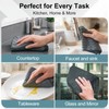 INFICRIME 6 Pack Microfiber Cleaning Cloths, 12 x 12 Inch