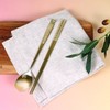 Queensense Titanium Premium Flower Butterfly Cutlery Set for 4, Spoons