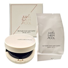 Jeong Saem Mool Skin Nuder Cover Layer Cushion Original 14g + Refill 14g Select 1 / 정샘물 스킨누더 커버레이어 쿠션 본품14g+리필14g 선택1