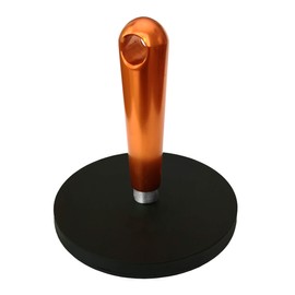 LeBigMag® Neodymium magnet, diameter 8.8 cm, rubberised with aluminium handle, 42 kg holding force on pull with 10 mm steel, handle with M8 thread