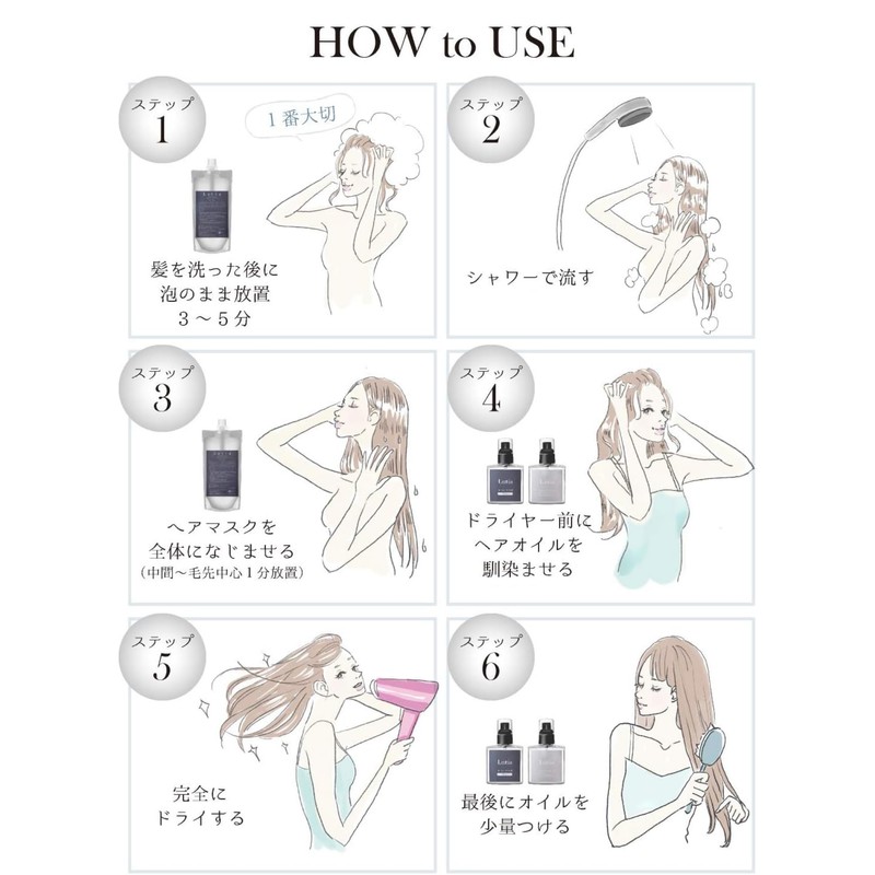 【Exclusive Salon Product】LUTIA (Lutia) Shampoo 【Dense Foam Pack】Curly Hair Amino