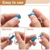 [PATIKIL] Quick Release Key Chain Detachable Pull Away Key Ring