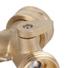 Garden Hose Splitter 2Way AllBrass Heavy Duty Simple Operation Outlet