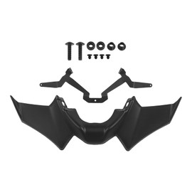 Motorcycle Front Wheel Fender Beak Nose Cone Front Spoiler Winglets Replacement for Yamaha MT07 MT-07 2021 2022 2023 Extender Cowl Spoiler Cover (A)