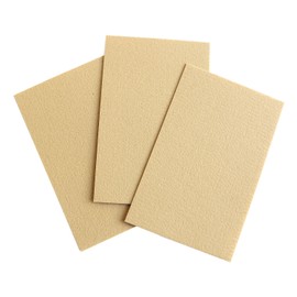 Nippon Chuko Felt Base for Accessories, Beige, 0.1 inch (2 mm) Thick, H5.5 x 3.5 inches (140 x 90 mm), 3 Pieces, A4-47 Accessories, Accessory Material, Felt Base