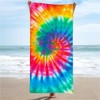 Amasnay Tie dye Microfiber Beach Towel Sand Free Towels Thin