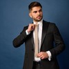 Ladeheid TMM-5 Classic Men's Tie, Matt, Perfect for Office &