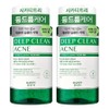 Happy Bath Deep Clean Tea Tree Acne Care All-in-One Body Wash Aromatic Woody Scent, 900g, 2 packs / 해피바스 딥클린 티트리 아크네 케어 올인원 바디워시 아로마틱 우디 향, 900g, 2개