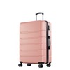 Sweetcrispy Carry on Luggage,Hard Shell Expandable Double Spinner Rolling Wheels