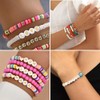 JOISHOP 1000Pcs Gold Acrylic Letter Beads for Bracelet Making, 7mm