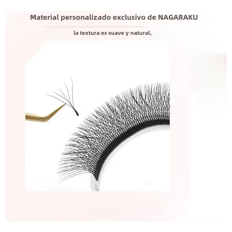 Extensión De Pestañas Nagaraku W Shape 5d