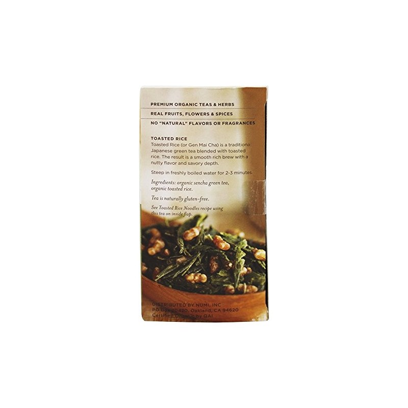 Numi Teas Tea Rice Green, 18 ct