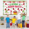 gisgfim Summer Strawberry Classroom Bulletin Board Decorations Set Learning is