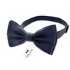 Adam Young Men's Bow Ties Pre-Tied Style Formal Satin Classic